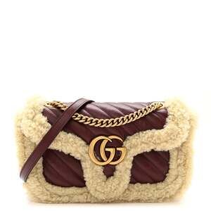Gucci Azalea Calfskin Wool Matelasse #310270G12B